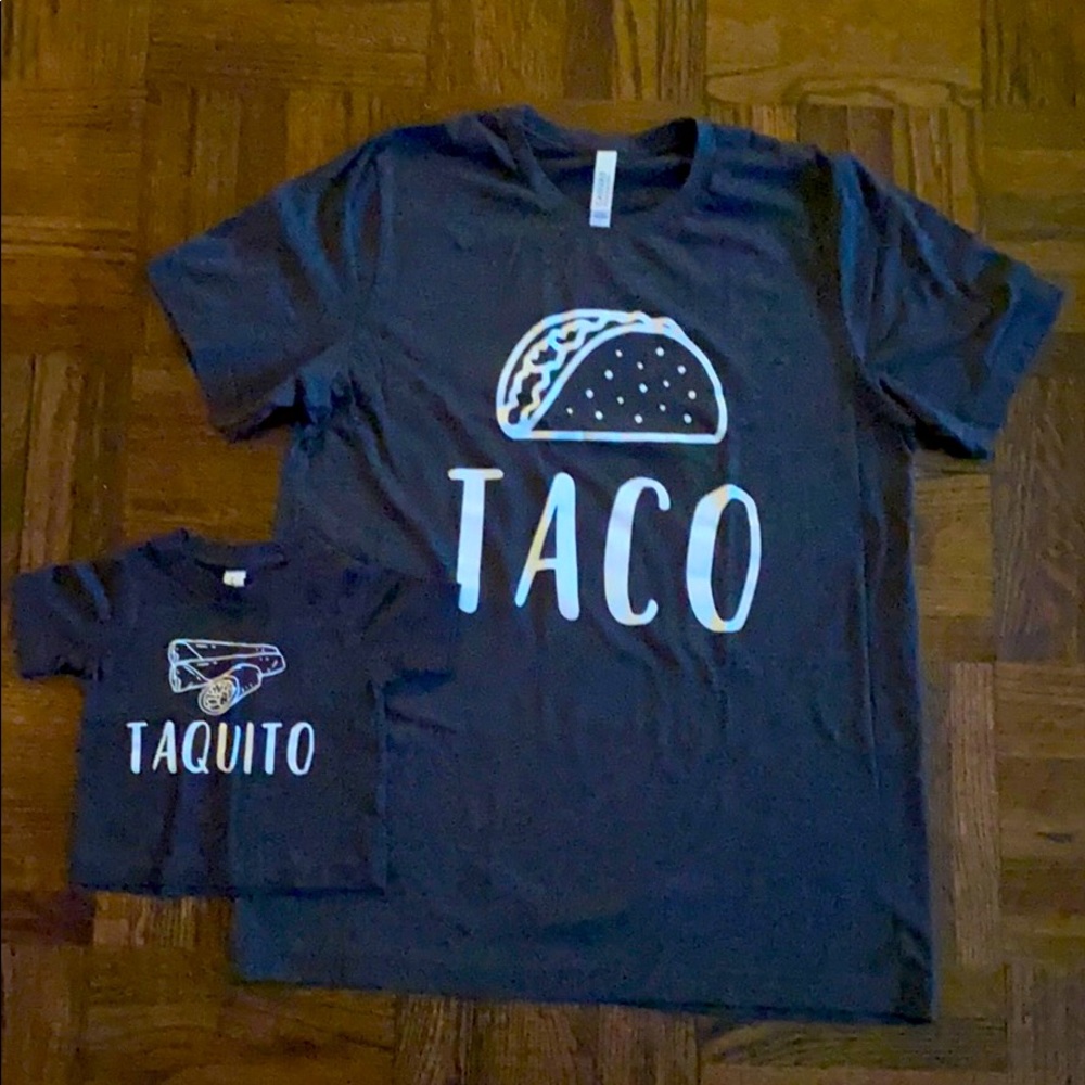 Daddy and me taco Father’s Day t-shirt set
